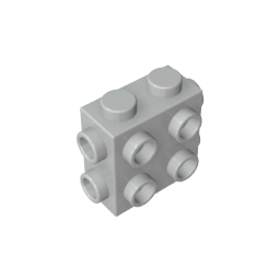 GDS-90082 - Brick Special 1 x 2 x 1 2/3 with Eight Studs on 3 Sides