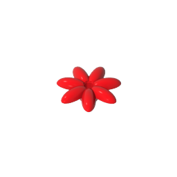 GDS-90121 - Plant, Outdoor Accessory Kit, Flower with 7 Thin Petals and Pin