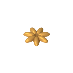 GDS-90121 - Plant, Outdoor Accessory Kit, Flower with 7 Thin Petals and Pin