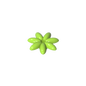 GDS-90121 - Plant, Outdoor Accessory Kit, Flower with 7 Thin Petals and Pin