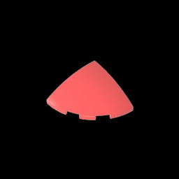 GDS-90162 - Brick Round Corner, Curved 3 x 3 x 1 Quarter Circle
