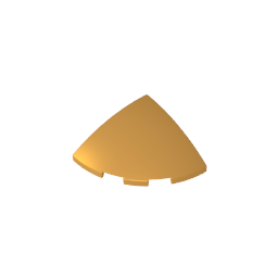 GDS-90162 - Brick Round Corner, Curved 3 x 3 x 1 Quarter Circle