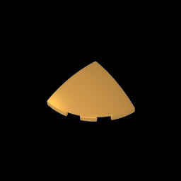 GDS-90162 - Brick Round Corner, Curved 3 x 3 x 1 Quarter Circle