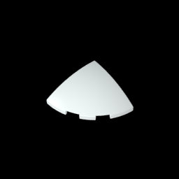 GDS-90162 - Brick Round Corner, Curved 3 x 3 x 1 Quarter Circle