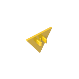 GDS-90176 - Road Sign Clip-on 2.2 x 2.667 Triangular