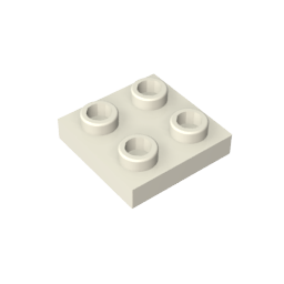 GDS-902 - Plate Special 2 x 2 with Pin on Bottom