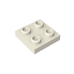 GDS-902 - Plate Special 2 x 2 with Pin on Bottom