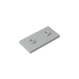 GDS-90201 - Plate Special 2 x 4 with Groove and Two Center Studs (Jumper)
