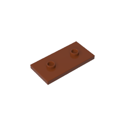 GDS-90201 - Plate Special 2 x 4 with Groove and Two Center Studs (Jumper)