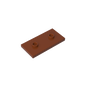 GDS-90201 - Plate Special 2 x 4 with Groove and Two Center Studs (Jumper)