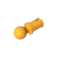 GDS-903 - Technic Pin with Friction Ridges Lengthwise and Towball