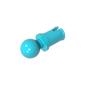 GDS-903 - Technic Pin with Friction Ridges Lengthwise and Towball