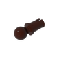 GDS-903 - Technic Pin with Friction Ridges Lengthwise and Towball