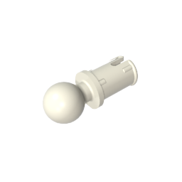 GDS-903 - Technic Pin with Friction Ridges Lengthwise and Towball