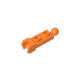 GDS-904 - Plate Special 1 x 2 with 5.9mm End Cup and Towball