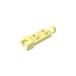 GDS-904 - Plate Special 1 x 2 with 5.9mm End Cup and Towball