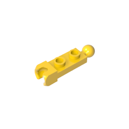 GDS-904 - Plate Special 1 x 2 with 5.9mm End Cup and Towball