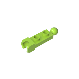 GDS-904 - Plate Special 1 x 2 with 5.9mm End Cup and Towball