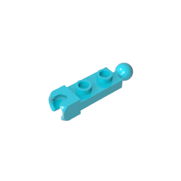 GDS-904 - Plate Special 1 x 2 with 5.9mm End Cup and Towball