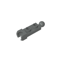 GDS-904 - Plate Special 1 x 2 with 5.9mm End Cup and Towball