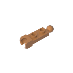 GDS-904 - Plate Special 1 x 2 with 5.9mm End Cup and Towball