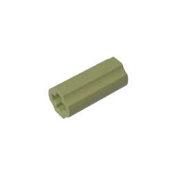 GDS-915 - Technic Axle Connector Smooth [with x Hole + Orientation]