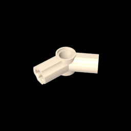 GDS-919 - Technic Axle and Pin Connector Angled #4 - 135 Degrees