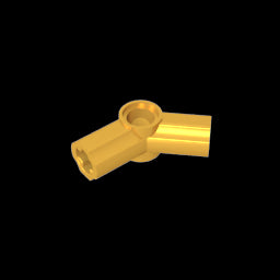 GDS-919 - Technic Axle and Pin Connector Angled #4 - 135 Degrees