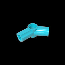 GDS-919 - Technic Axle and Pin Connector Angled #4 - 135 Degrees