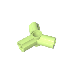 GDS-922 - Technic Axle and Pin Connector Triple [120 Degrees Offset]