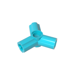 GDS-922 - Technic Axle and Pin Connector Triple [120 Degrees Offset]