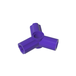 GDS-922 - Technic Axle and Pin Connector Triple [120 Degrees Offset]