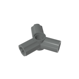 GDS-922 - Technic Axle and Pin Connector Triple [120 Degrees Offset]