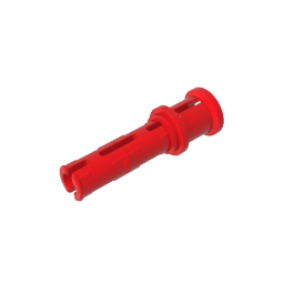 GDS-923 - Technic Pin Long with Friction Ridges Lengthwise and Stop Bush [Ridge Near Rim]
