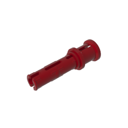 GDS-923 - Technic Pin Long with Friction Ridges Lengthwise and Stop Bush [Ridge Near Rim]