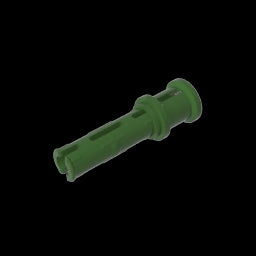 GDS-923 - Technic Pin Long with Friction Ridges Lengthwise and Stop Bush [Ridge Near Rim]