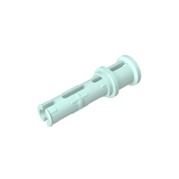 GDS-923 - Technic Pin Long with Friction Ridges Lengthwise and Stop Bush [Ridge Near Rim]