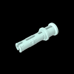 GDS-923 - Technic Pin Long with Friction Ridges Lengthwise and Stop Bush [Ridge Near Rim]