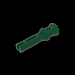 GDS-923 - Technic Pin Long with Friction Ridges Lengthwise and Stop Bush [Ridge Near Rim]