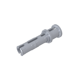 GDS-923 - Technic Pin Long with Friction Ridges Lengthwise and Stop Bush [Ridge Near Rim]