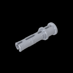 GDS-923 - Technic Pin Long with Friction Ridges Lengthwise and Stop Bush [Ridge Near Rim]