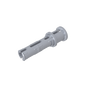 GDS-923 - Technic Pin Long with Friction Ridges Lengthwise and Stop Bush [Ridge Near Rim]