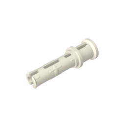 GDS-923 - Technic Pin Long with Friction Ridges Lengthwise and Stop Bush [Ridge Near Rim]