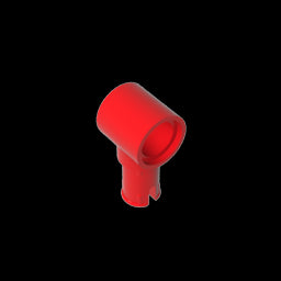 GDS-925 - Technic Pin Connector Hub with 1 Pin with Friction Ridges Lengthwise