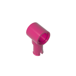 GDS-925 - Technic Pin Connector Hub with 1 Pin with Friction Ridges Lengthwise