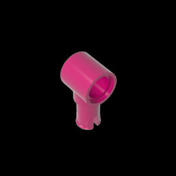 GDS-925 - Technic Pin Connector Hub with 1 Pin with Friction Ridges Lengthwise