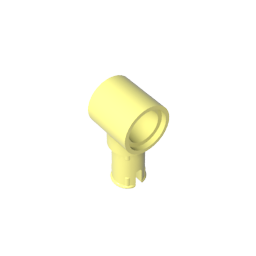 GDS-925 - Technic Pin Connector Hub with 1 Pin with Friction Ridges Lengthwise