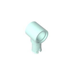 GDS-925 - Technic Pin Connector Hub with 1 Pin with Friction Ridges Lengthwise