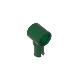 GDS-925 - Technic Pin Connector Hub with 1 Pin with Friction Ridges Lengthwise