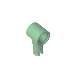GDS-925 - Technic Pin Connector Hub with 1 Pin with Friction Ridges Lengthwise